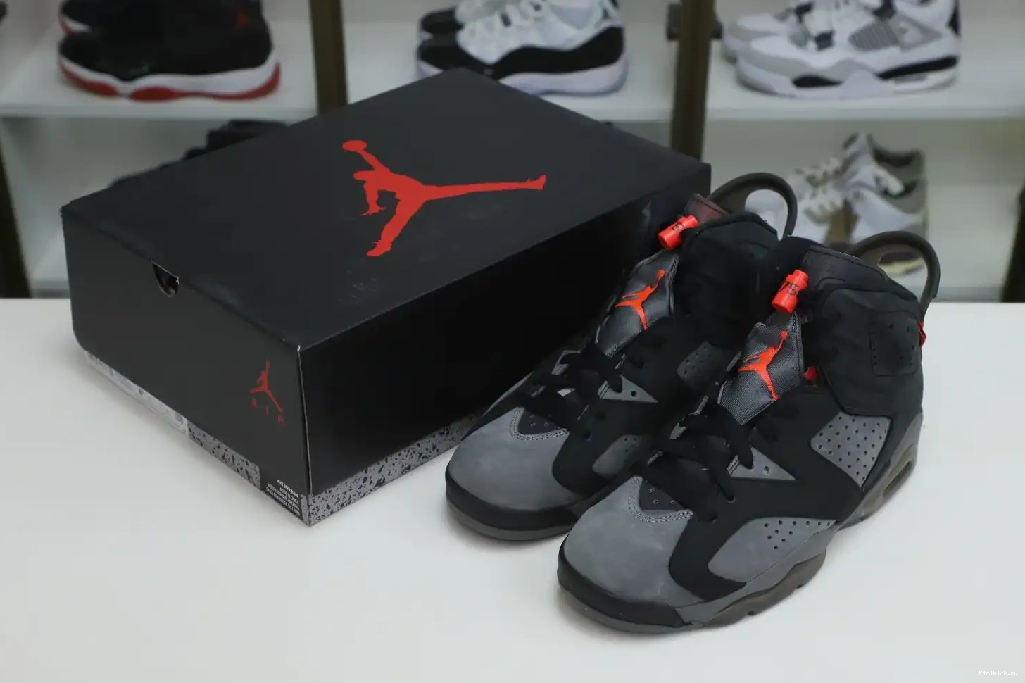 AIR 'IRON JORDAN X RETRO SAINT-GERMAIN GREY' PARIS Kimikick 6 0407